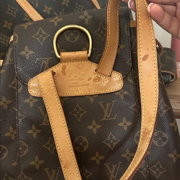 Louis Vuitton backpack montsouris LV monogram bag mm vintage designer backpack - Picture 16 of 17